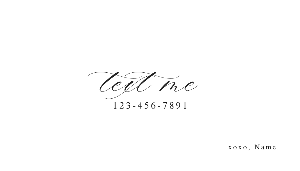 Text Me OG Design - 50 cards