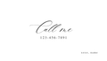 Original Call Me Card - 50 Cards